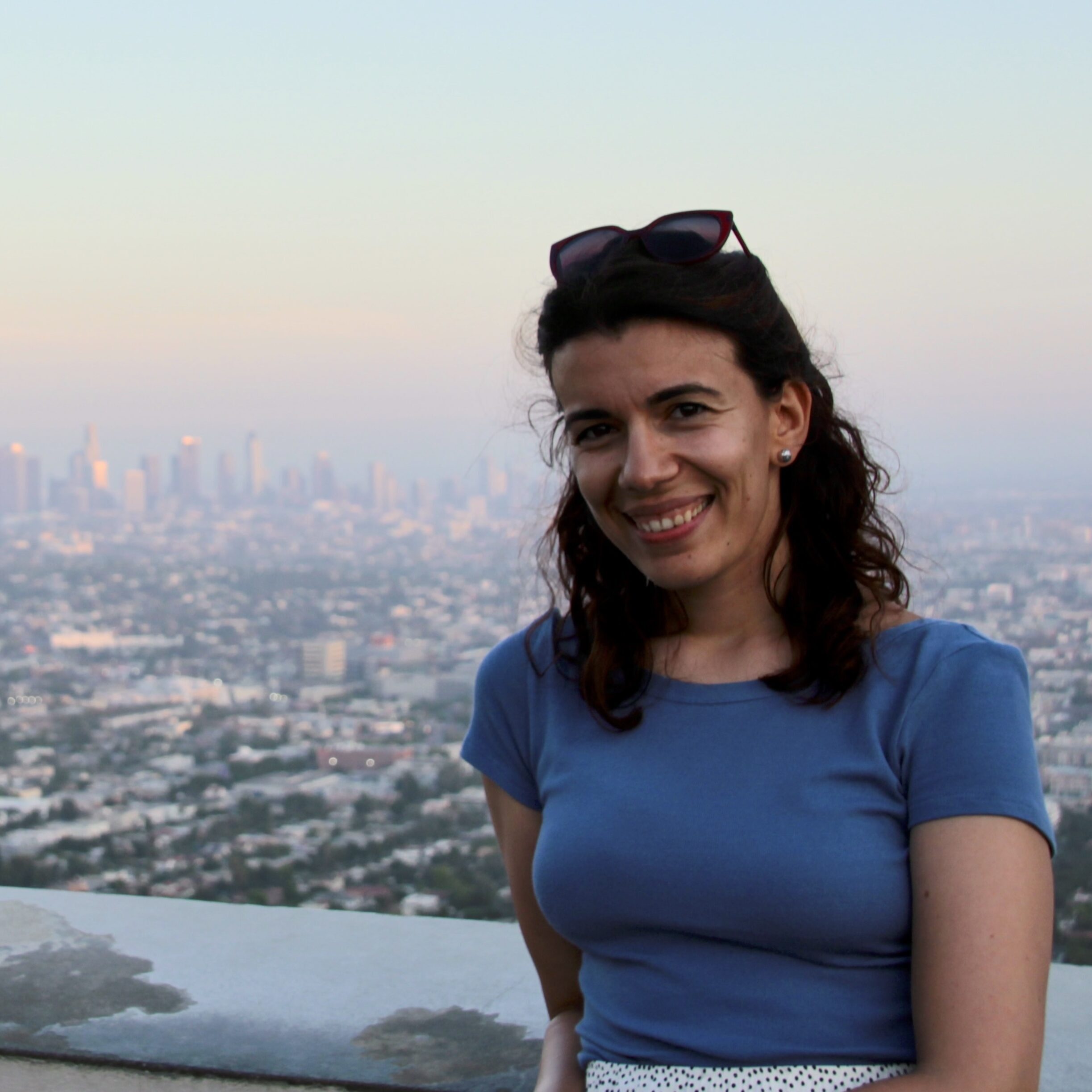 Chiara, passionate ELA teacher and blogger, smiling and ready to share her teaching journey for middle and high school educators.